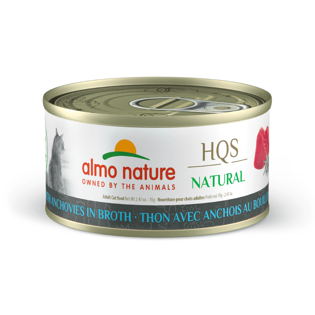 Almo Nature Wet Cat Food - HQS Natural Tuna with Anchovies Canned - Toronto Pets