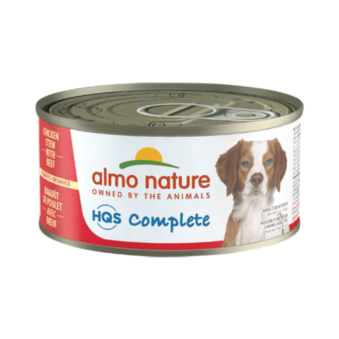 Almo Nature Wet Dog Food - HQS Complete Chicken Stew Beef & Carrot Canned - Toronto Pets