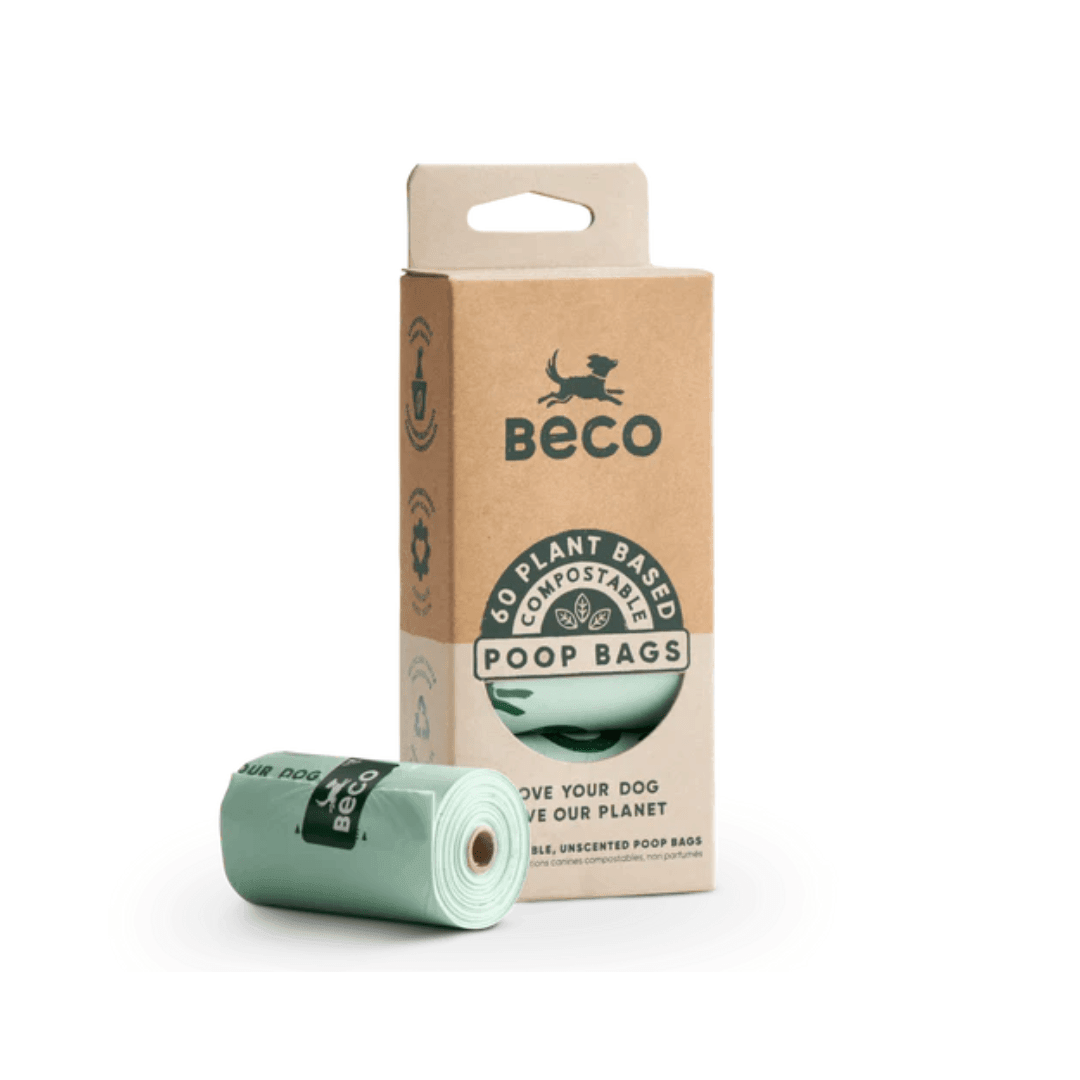 Beco Pet Waste Bags - Home Compostable Poop Bags Unscented - Toronto Pets