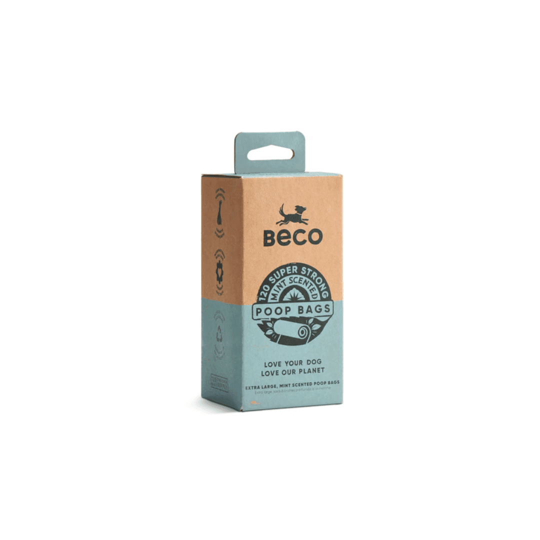 Beco Pet Waste Bags - Large Poop Bags Mint Scented - Toronto Pets