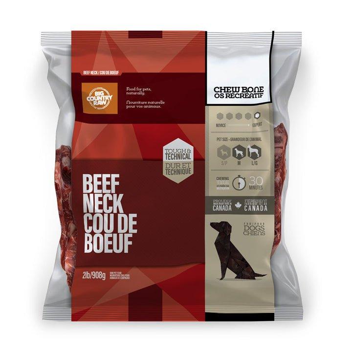 Big Country Raw - Frozen Beef Neck Bone - Toronto Pets