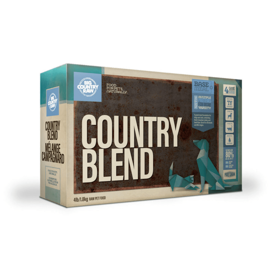 Big Country Raw Frozen Dog and Cat Food - Country Blend Carton - Toronto Pets