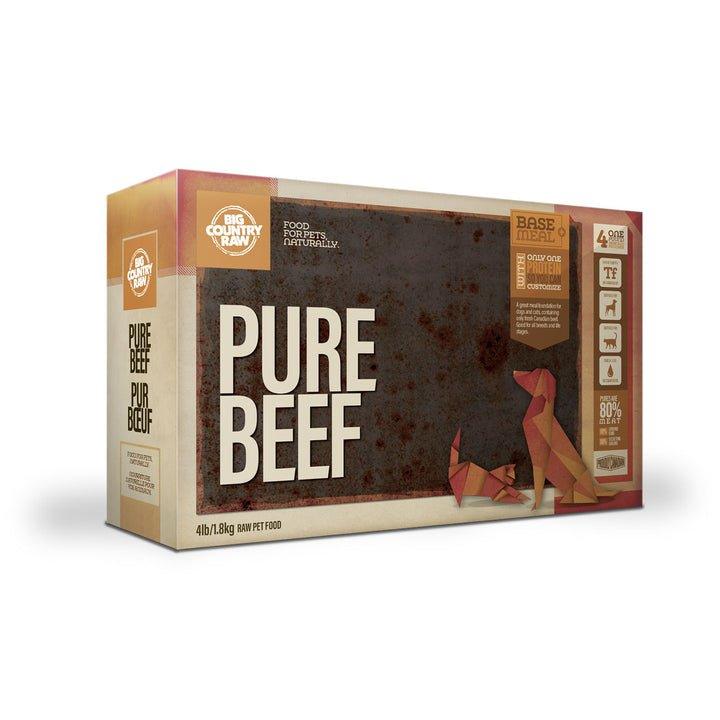 Big Country Raw Frozen Dog and Cat Food - Pure Beef Carton - Toronto Pets