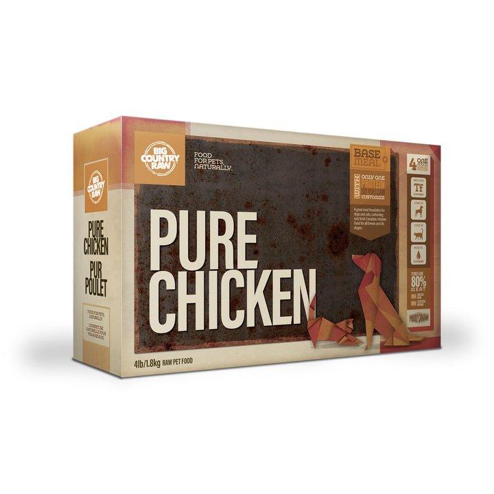 Big Country Raw Frozen Dog and Cat Food - Pure Chicken Carton - Toronto Pets