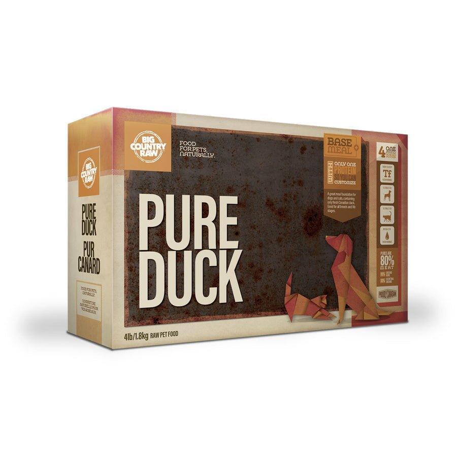 Big Country Raw Frozen Dog and Cat Food - Pure Duck Carton - Toronto Pets