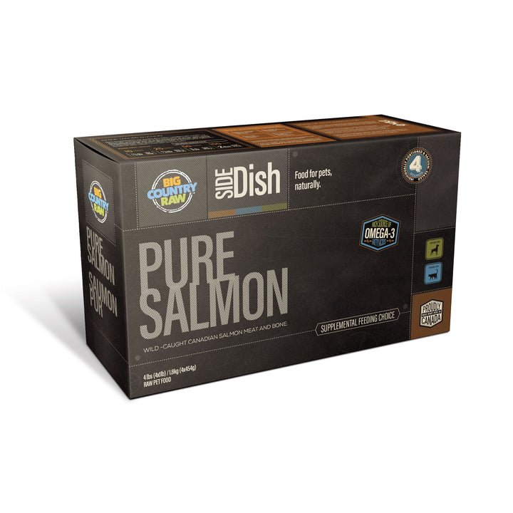 Big Country Raw Frozen Dog Food - Pure Salmon Carton - Toronto Pets