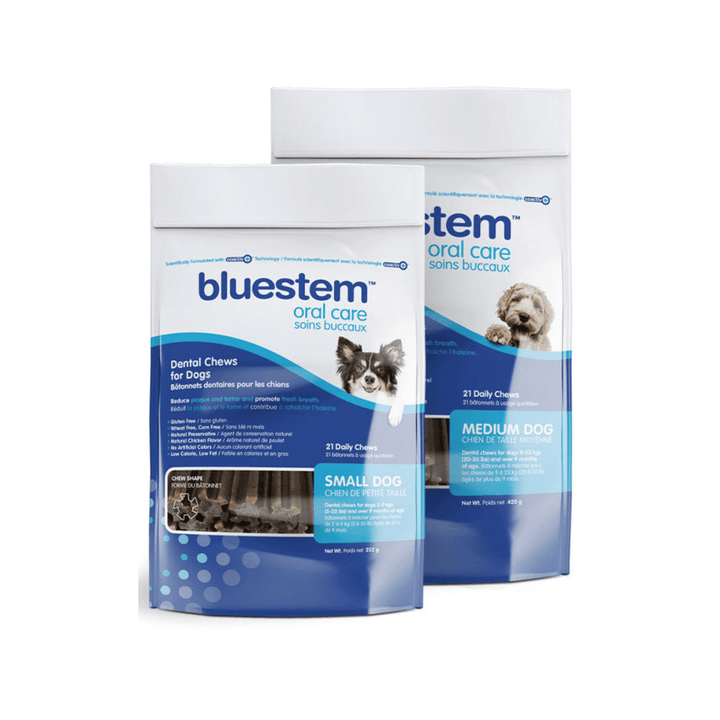 Bluestem Dental Dog Treats - Chicken Flavor Dental Chews - Toronto Pets