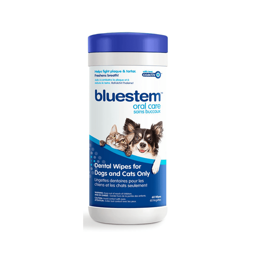 Bluestem Dog & Cat Oral Care - Vanilla Flavor Dental Wipes - Toronto Pets