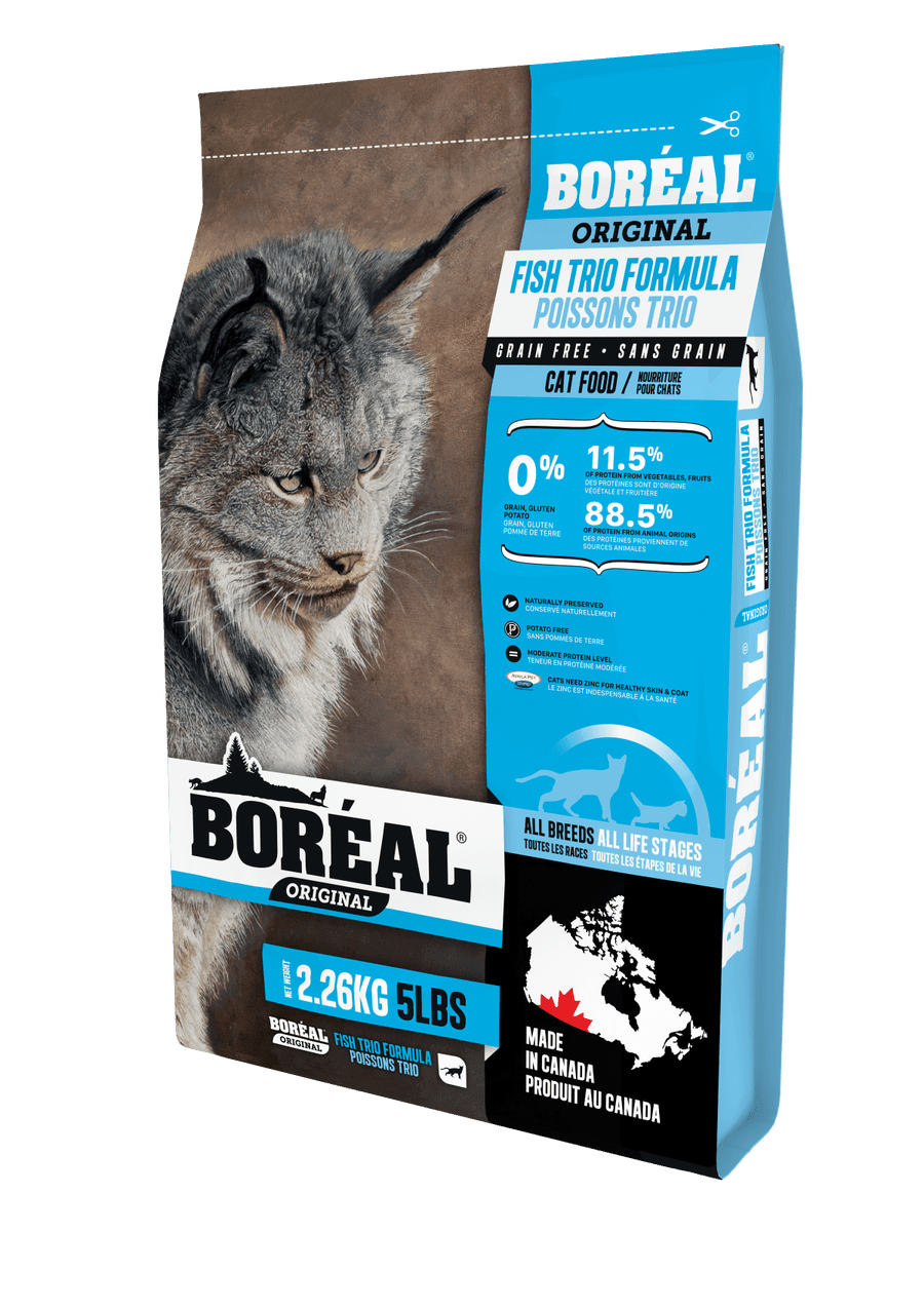 Boreal Dry Cat Food - Grain Free Original Fish Trio - Toronto Pets