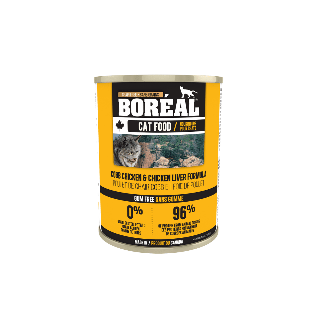 Boreal Wet Cat Food - Cobb Chicken & Chicken Liver Canned - Toronto Pets