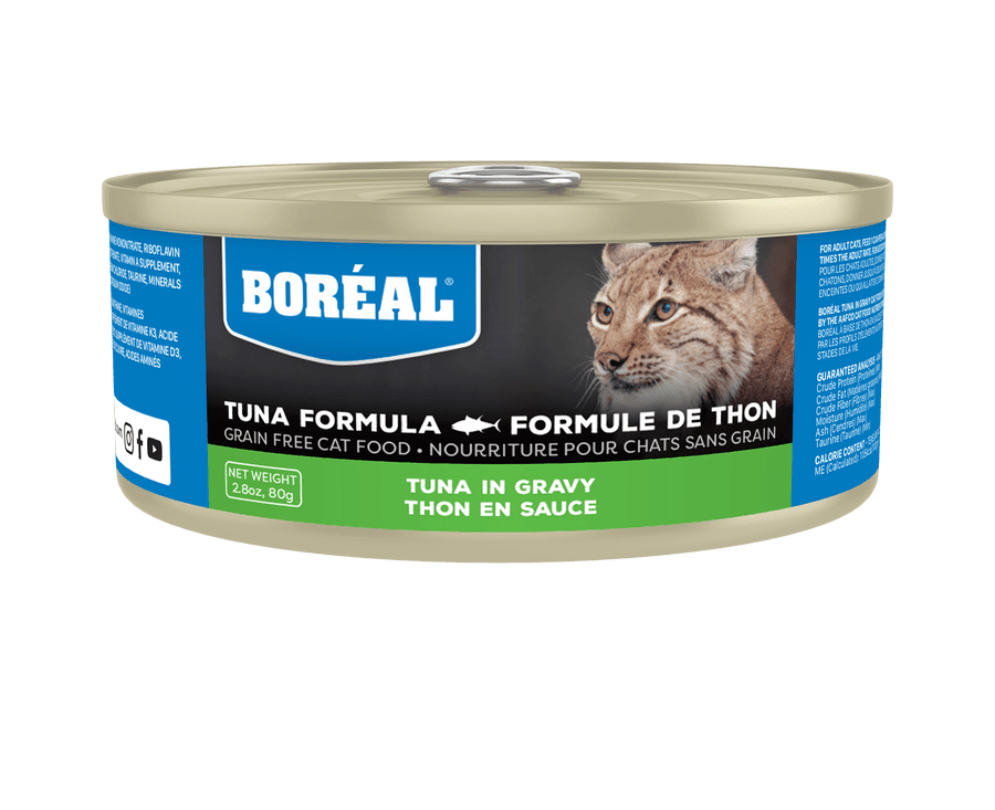 Boreal Wet Cat Food - Red Tuna Meat in Gravy Canned - Toronto Pets