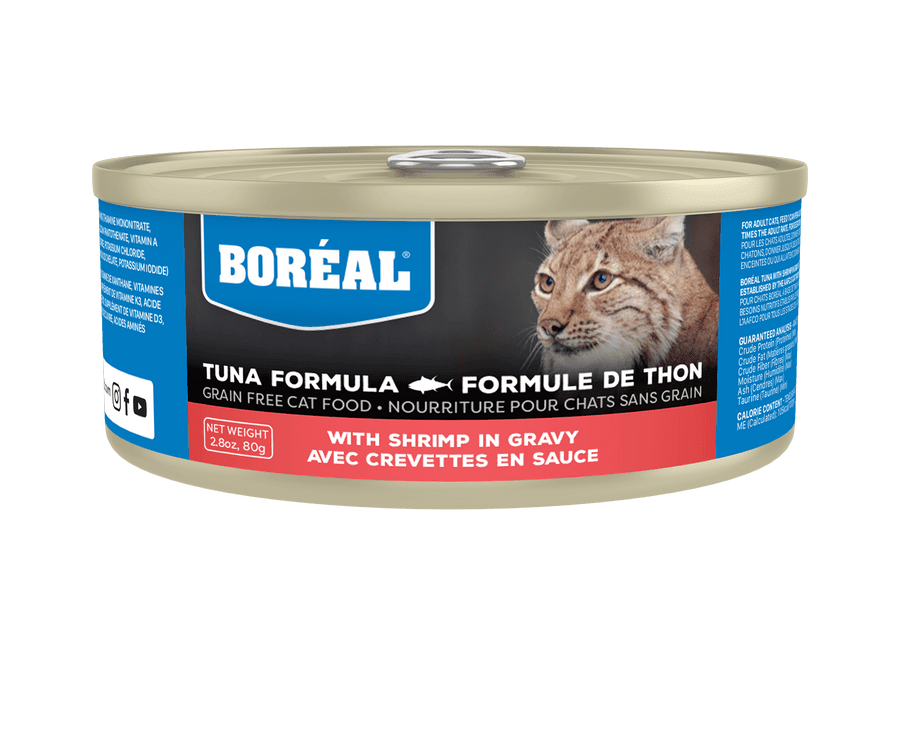 Boreal Wet Cat Food - Red Tuna with Shrimp in Gravy Canned - Toronto Pets