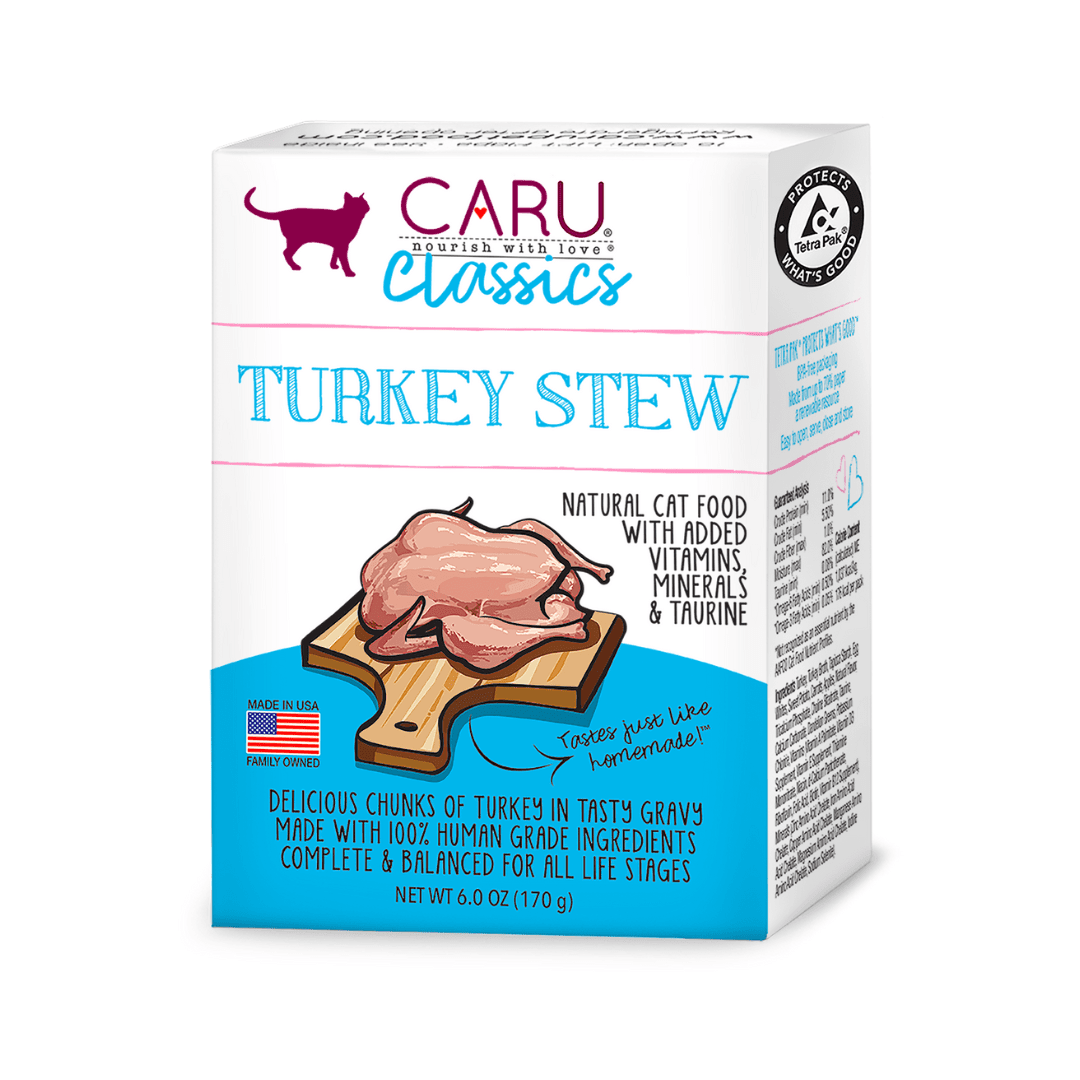 Caru Classic Stews - Natural Turkey Stew for Cats and Kittens - Toronto Pets