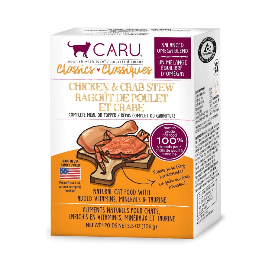 Caru Wet Cat Food - Classics Chicken & Crab Stew - Toronto Pets