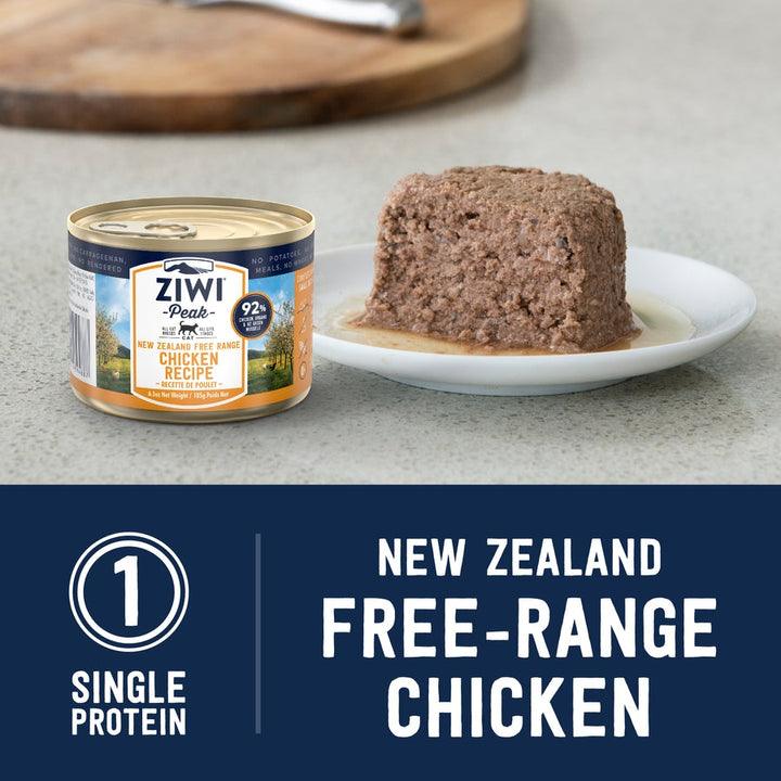 ZIWI Peak Wet Cat Food -  New Zealand Chicken Recipe Canned 