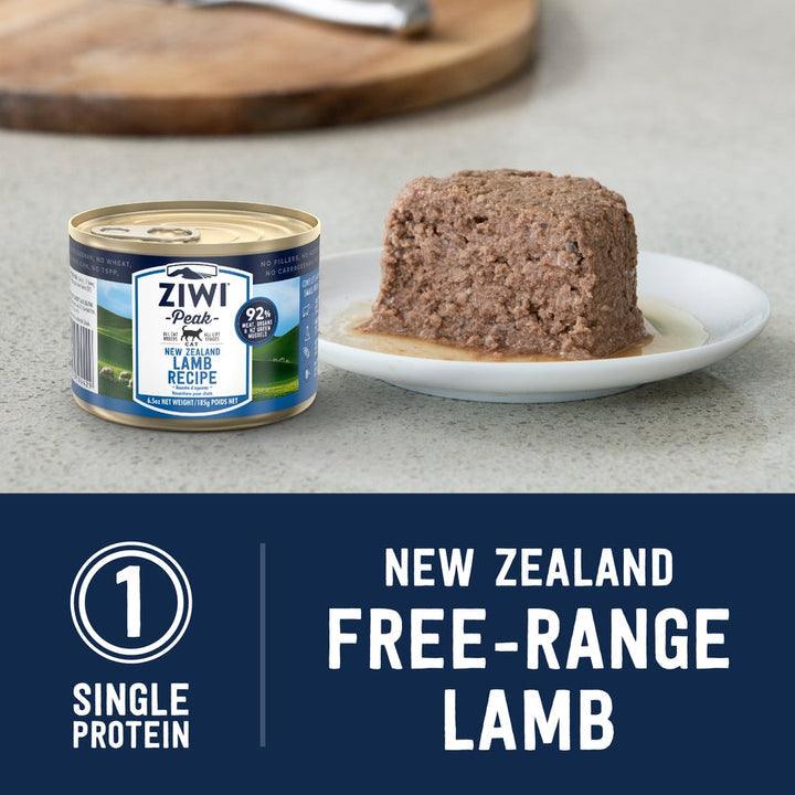 ZIWI Peak Wet Cat Food - New Zealand Lamb Recipe Canned 