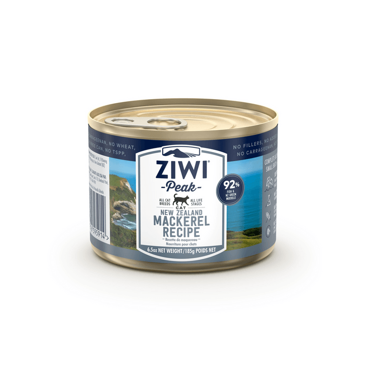 ZIWI Peak Wet Cat Food - New Zealand Mackerel Recipe Canned 