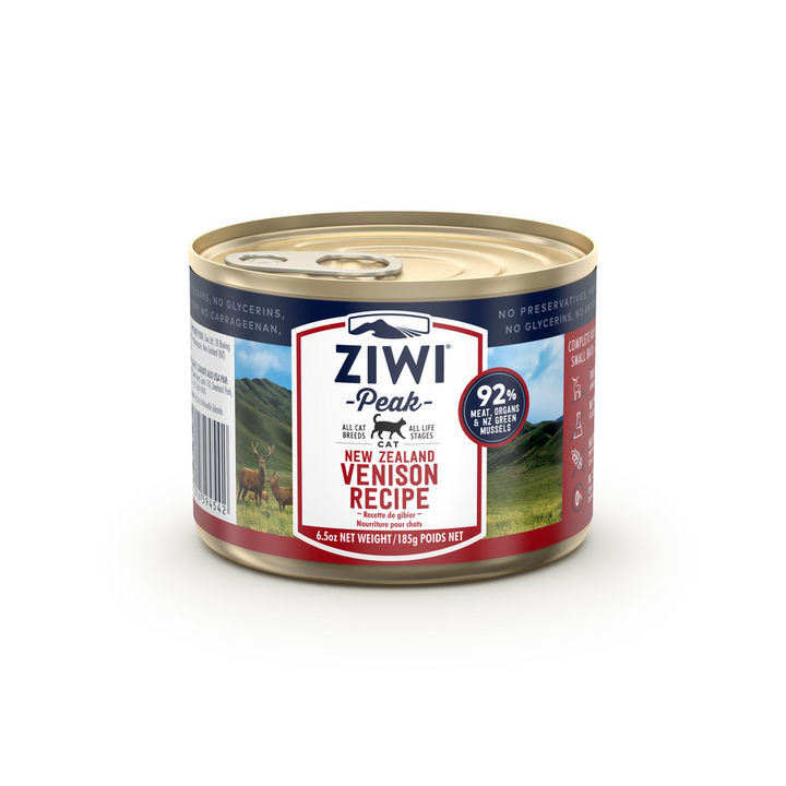 ZIWI Peak Wet Cat Food - New Zealand Venison Canned 