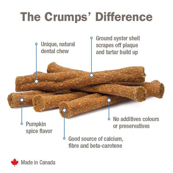 Crumps' Naturals Dog Treats - Plaque Busters with Pumpkin Spice - Toronto Pets