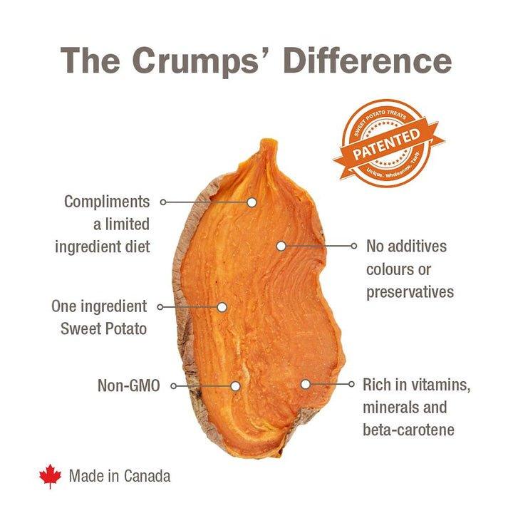 Crumps' Naturals Dog Treats - Sweet Potato Chews - Toronto Pets