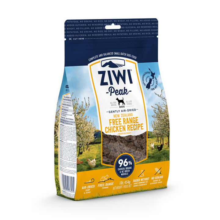 ZIWI Peak Air-Dried Dog Food - New Zealand Free Range Chicken Recipe 