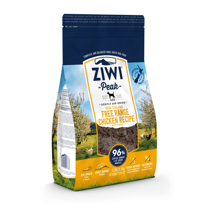 ZIWI Peak Air-Dried Dog Food - New Zealand Free Range Chicken Recipe 