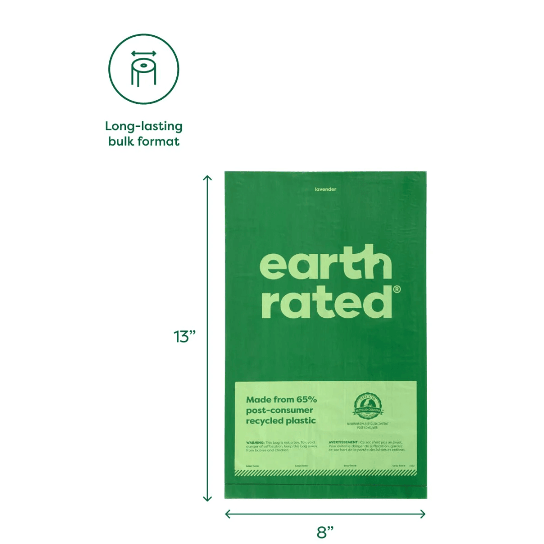 Earth Rated Pet Waste Bags - Eco - Friendly Thick Grab & Go Dog Poop Unscented - Toronto Pets