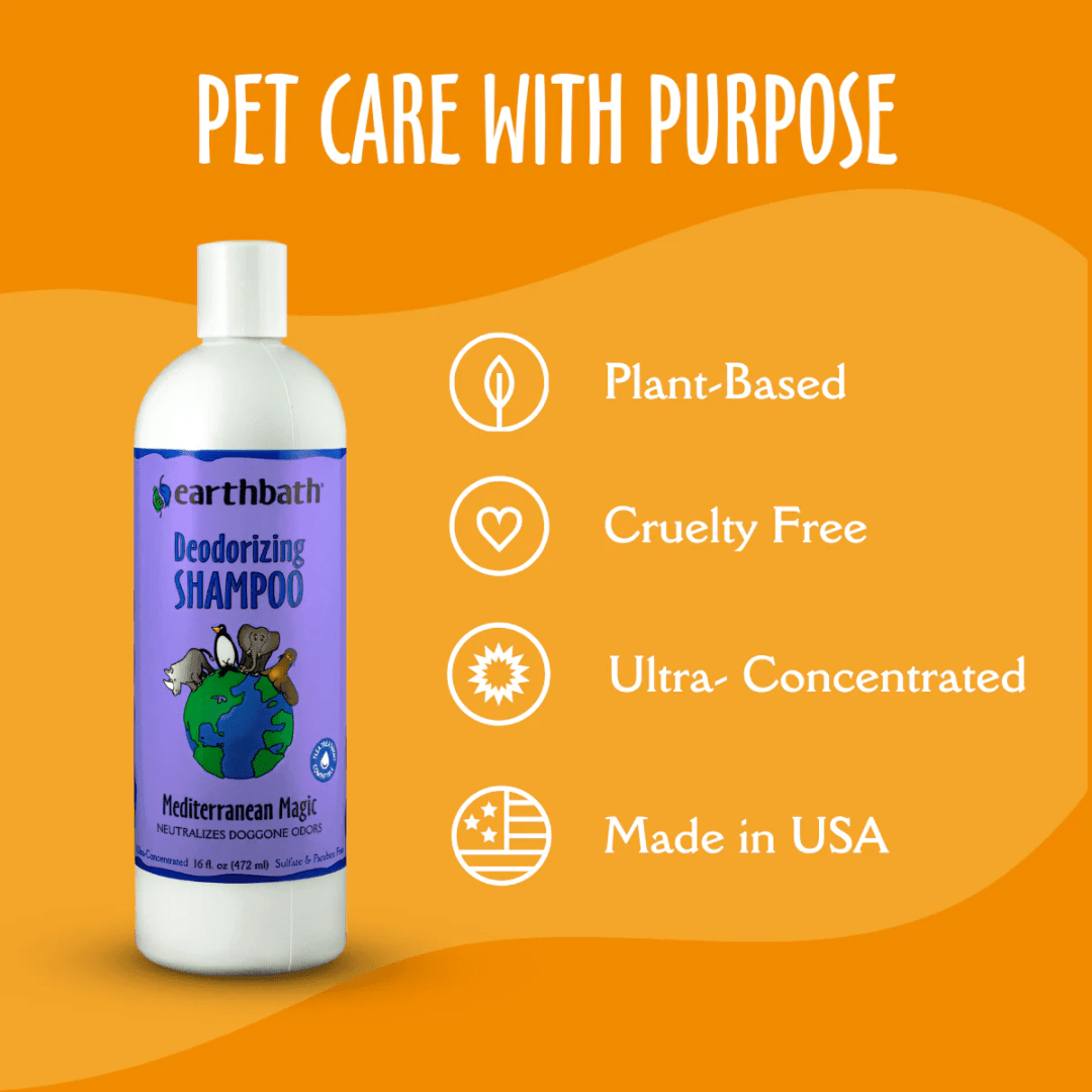 Earthbath Dog & Cat Grooming Supplies - Deodorizing Shampoo - Toronto Pets