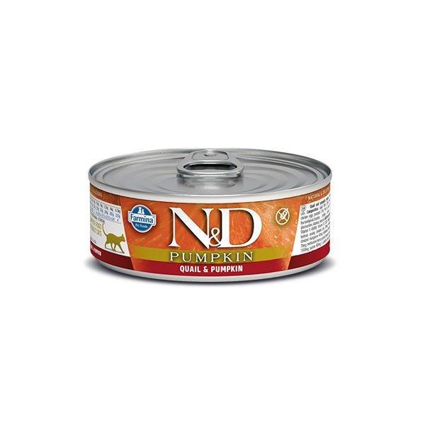 Farmina N&D Wet Cat Food - Quail, Pumpkin & Pomegranate Canned - Toronto Pets