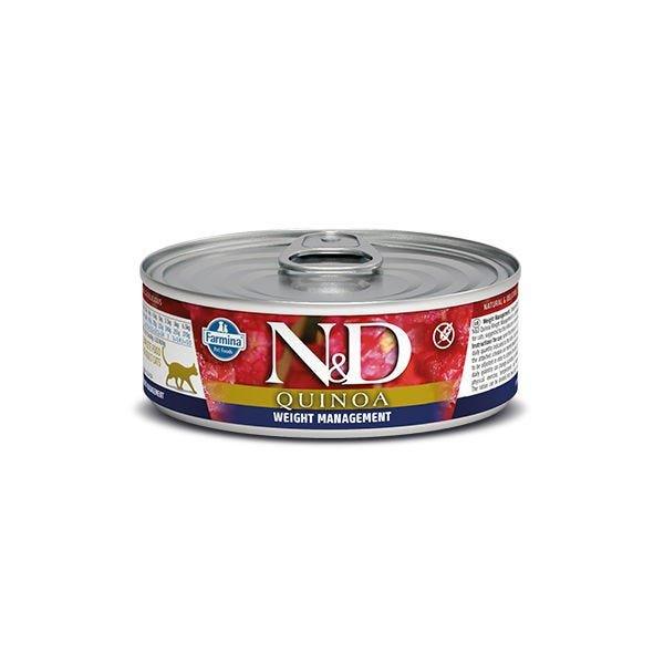 Farmina N&D Wet Cat Food - Quinoa and Lamb Weight Management Recipe Canned - Toronto Pets