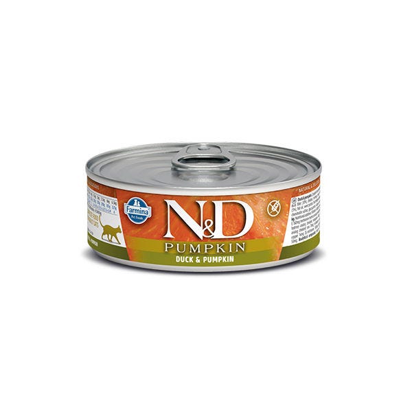 Farmina N&D Wet Cat Food - Duck & Pumpkin Canned 