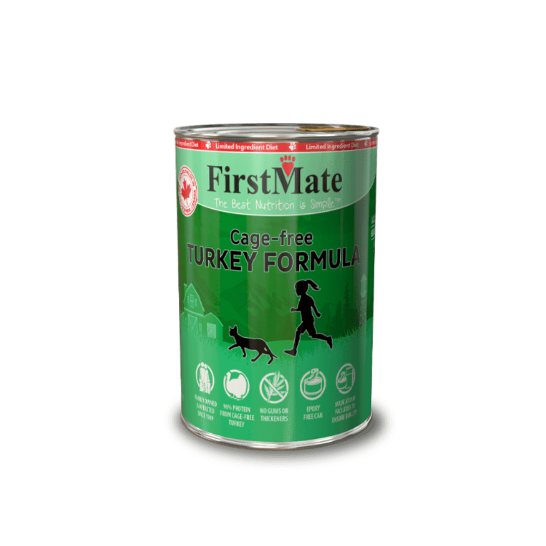 FirstMate Wet Cat Food - Limited Ingredient Cage Free Turkey Formula Canned - Toronto Pets