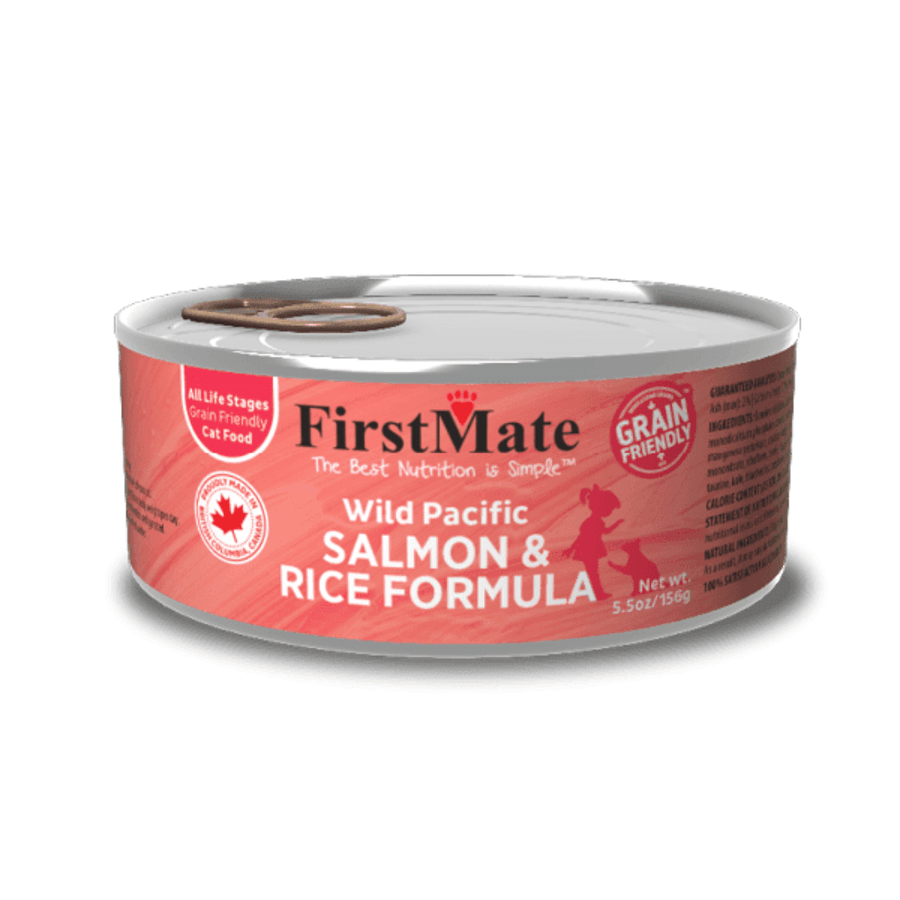 FirstMate Wet Cat Food - Wild Pacific Salmon & Rice Formula Canned - Toronto Pets