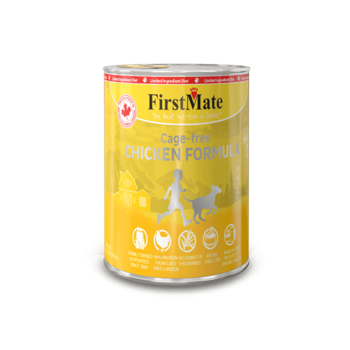 FirstMate Wet Dog Food - Limited Ingredient Cage Free Chicken Formula Canned - Toronto Pets