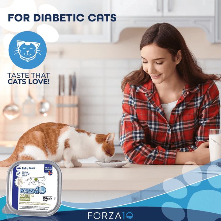 Forza10 Cat Wet - Nutraceutic Actiwet Diabetic Support Icelandic Fish Recipe Canned - Toronto Pets