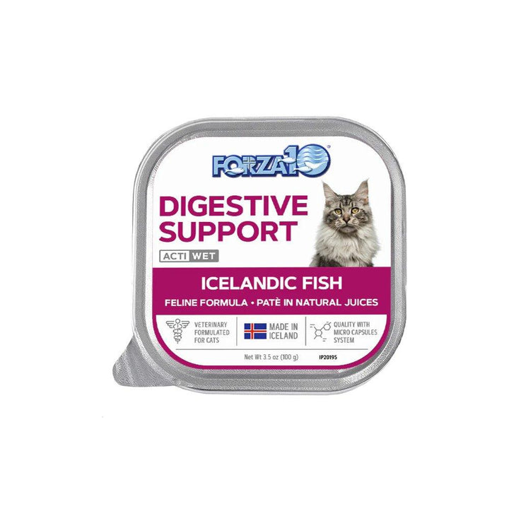 Forza10 Wet Cat Food - Nutraceutic Actiwet Digestive Support Icelandic Fish Recipe Canned - Toronto Pets