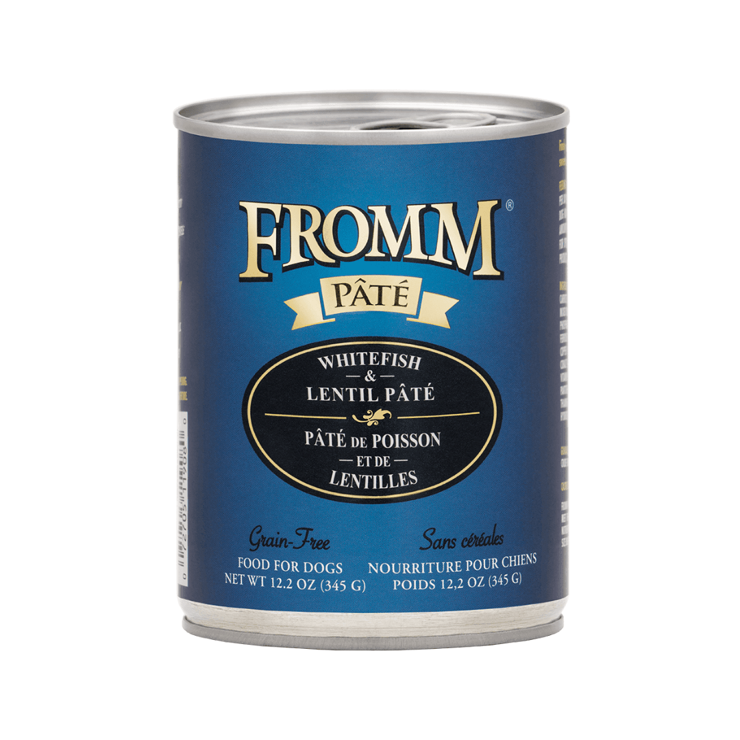 Fromm Dog Wet Food - Whitefish and Lentil Pate Canned - Toronto Pets