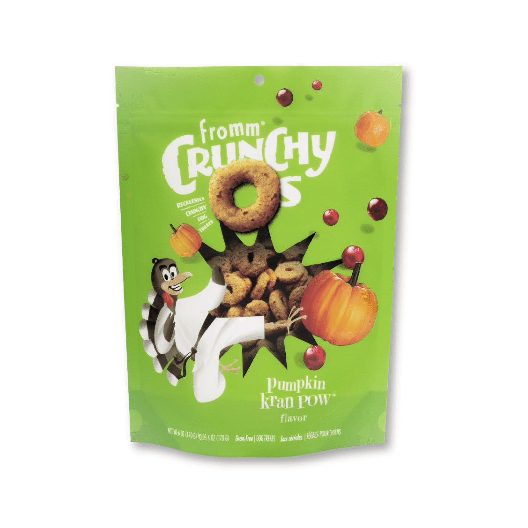 Fromm Dry Dog Treats - Crunchy O's Pumpkin Kran Pow Flavor - Toronto Pets