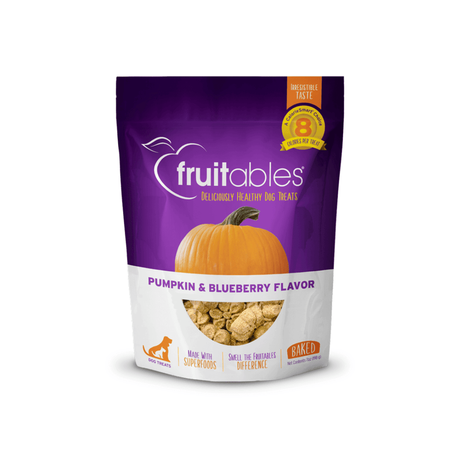 Fruitables Dog Treats - Baked Pumpkin & Blueberry - Toronto Pets