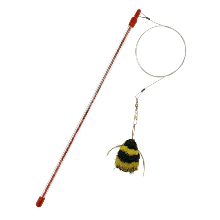 Go Cat - Da Bee & Rod Teaser Wand Toy - Toronto Pets