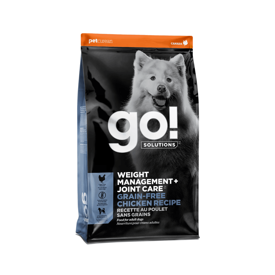 go! Dry Dog Food - Weight Management + Joint Care Grain - Free Chicken Recipe - Toronto Pets