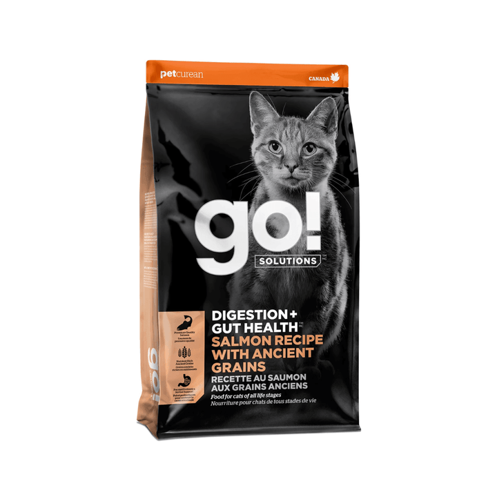 Go! Solutions Cat Dry Food - Digestion + Gut Health Salmon Recipe With Ancient Grains - Toronto Pets