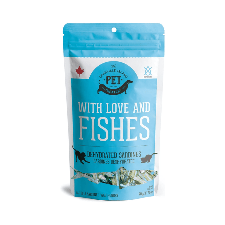 Granville Island Dehydrated Dog and Cat Treats - Sardines - Toronto Pets