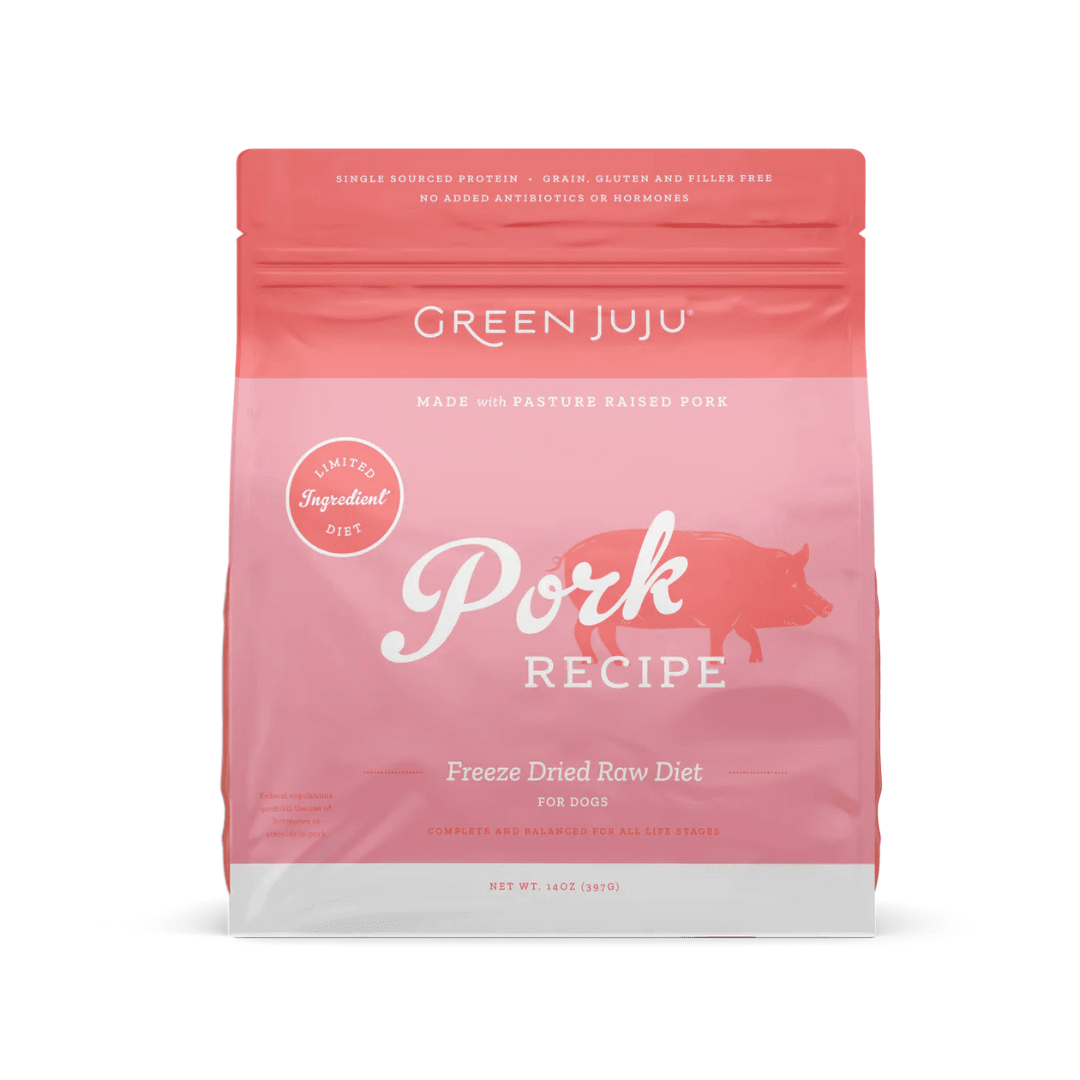 Green Juju Freeze Dried Dog Food - Pork Recipe - Toronto Pets