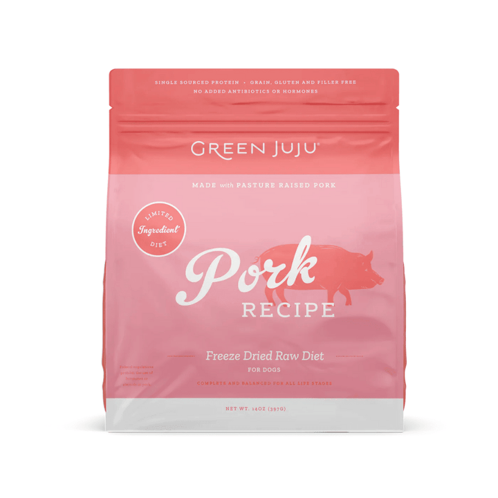 Green Juju Freeze Dried Dog Food - Pork Recipe - Toronto Pets