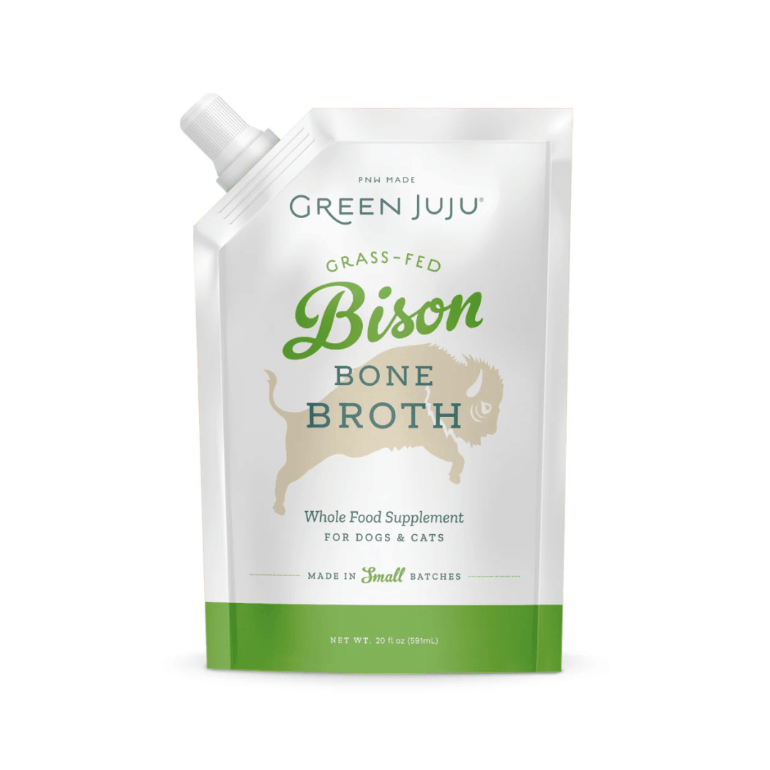 Green Juju Frozen Dog and Cat Broths - Bison Bone Broth - Toronto Pets