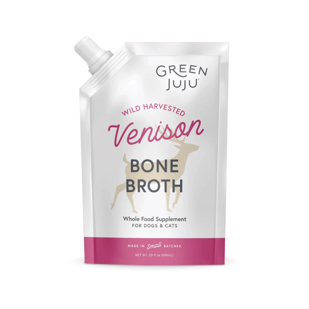 Green Juju Frozen Dog and Cat Broths - Venison Bone Broth - Toronto Pets