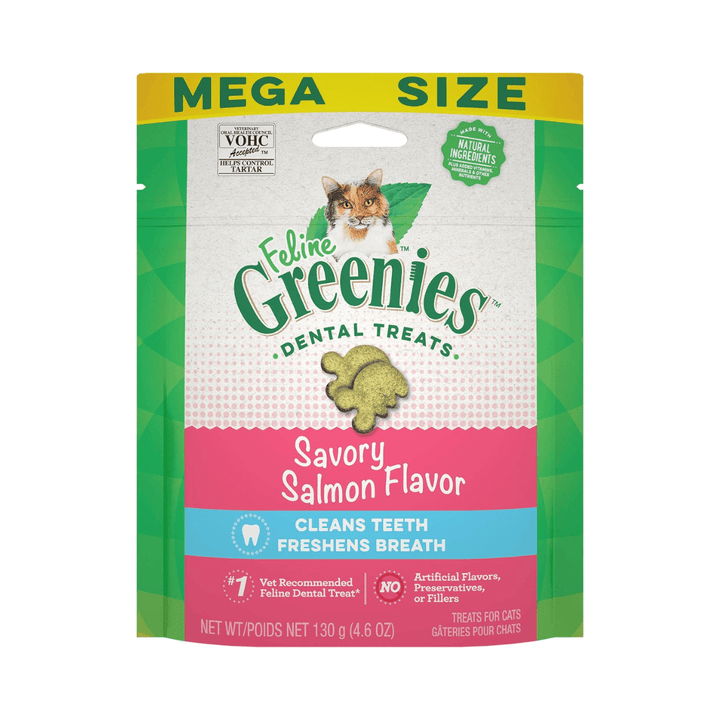 Greenies Cat Dental Treats - Savory Salmon Flavor Adult - Toronto Pets