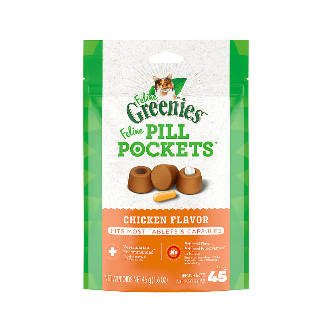 Greenies Cat Treats - Pill Pockets Chicken - Toronto Pets