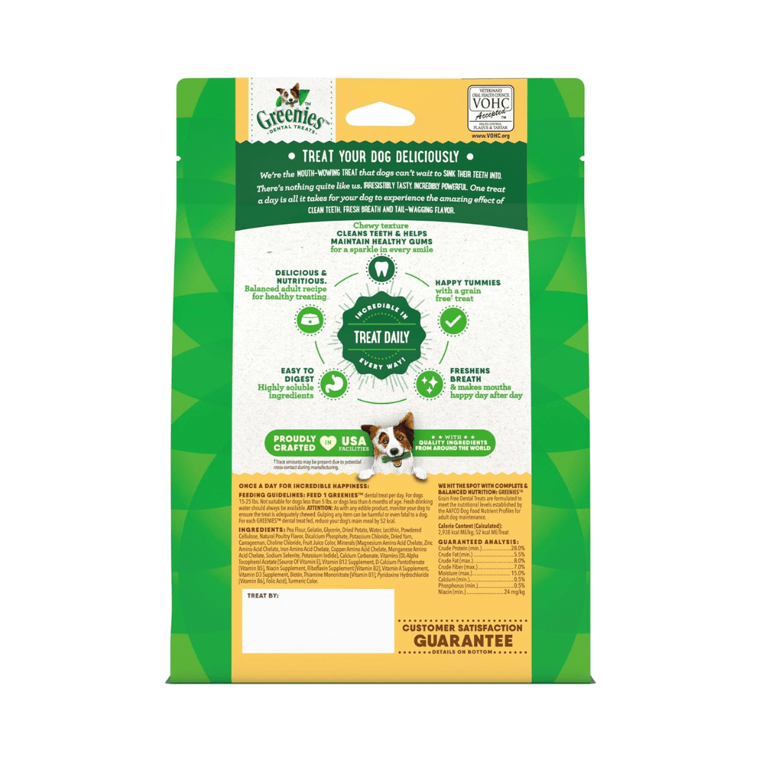 Greenies Original Dog Dental Treats - Grain - Free Petite - Toronto Pets